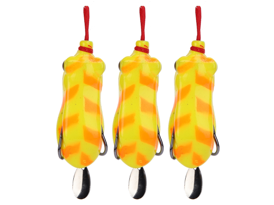Iscas Swimbait com Marca e Gancho Duplo