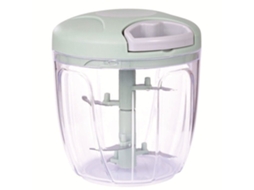 Cortador de Cebola Manual 900 Ml Cortador de Cebola Manual com Cordão Transparente para Cortar Cebola Alho Frutas e Vegetais Verde