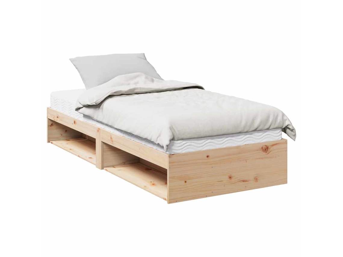 Day Bed, Day Beds Vidaxl Marrom Madeira De Pinho (90 X 200 Cm)