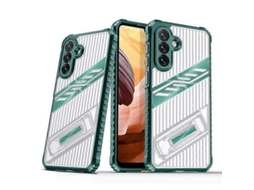 Capa De Celular Híbrida De Tpu Com Suporte De Revestimento Para Pc