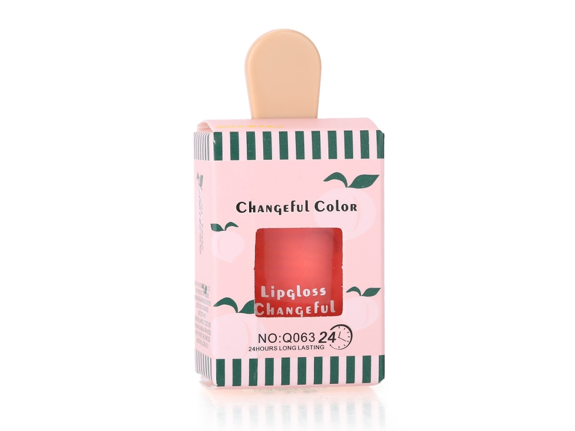 Brillo Labial Glaseado Helado 7.5ml Hidratante Largo Duración Batom Líquido Cosmético 02