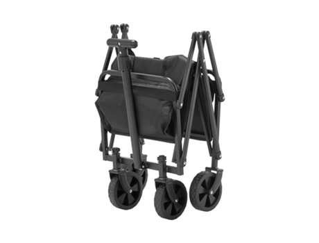 Carrinho Dobrável Succebuy 61 X 38 X 46 Cm Com Alça Ajustável, Capacidade De Carga De 90,72 Kg, Preto