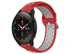 Pulseira De Silicone Esportiva Perfurada E Respirável De 22 Mm Para Xiaomi Mi Watch S1 Pro