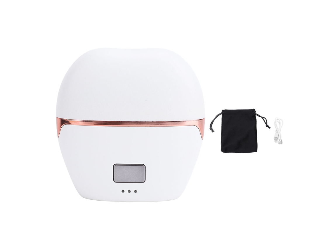 2026 pincel Alisador de Pelo Inalámbrico Mch Cerámica 3 Niveles de Temperatura Recargable Portátil 25w Blanco