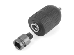 Mandril de Broca Sem Chave de Plástico de 2-13 Mm 1/2 -20Unf com Adaptador de Mandril de 1/2 para Conversão de Chave de Impacto