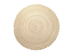 2026 mantel Redondo de Tela Trenzada Resistente Ao Calor Antideslizante para Mesa de Cozinha e Sala de Estilo Japonês Decorativo
