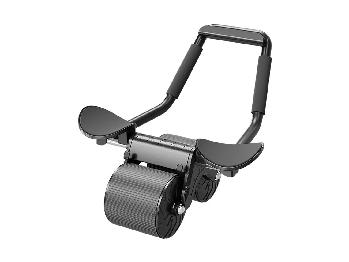 Lurelia Roda Abdominal Rs Com Temporizador Digital Para Exercícios Abdominais, Recuperação Automática E Suporte Para Cotovelos, Com Joelheiras