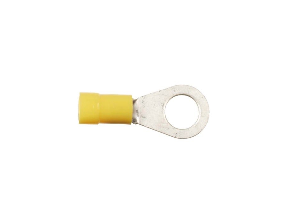 Cosse Com Anel 4, 0mm, 6, 0mm /6, 4mm Amarelo 100 Peças