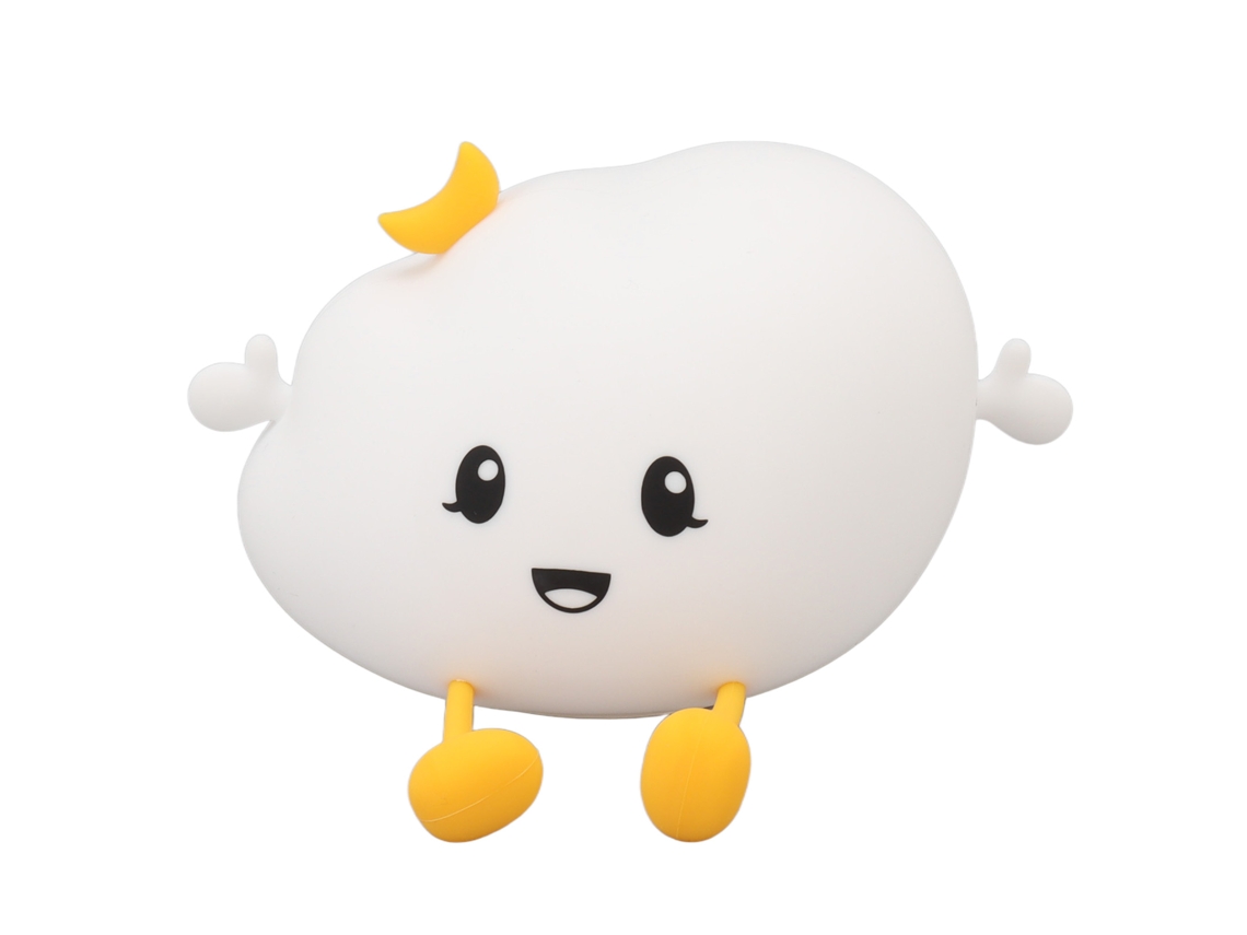 Luz Noturna Bebê Cute com Controle Remoto e Suporte Celular