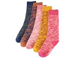 Meias Para Criança 5 Pares Ue 30-34