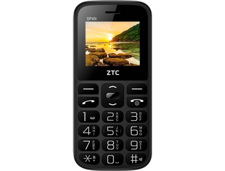 Telemóvel Sénior ZTC SP45I BK (Outlet Grade A)