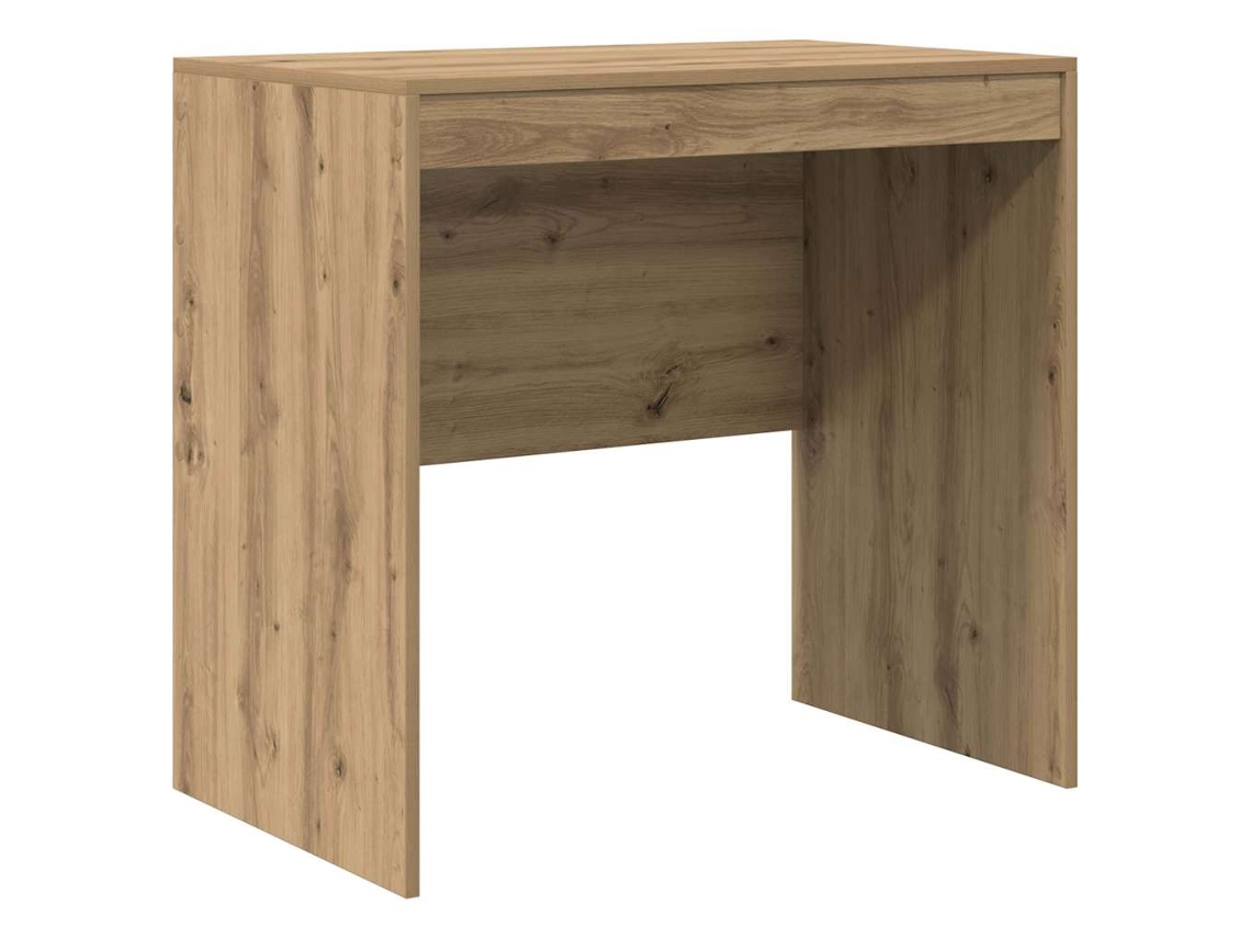 Conjunto 1 Mesa Compacta Vidaxl Castanho Derivados De Madeira (80 X 50 X 76 Cm)