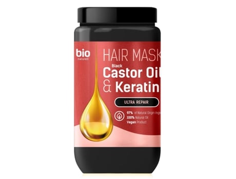 Máscara Capilar Bionature com Óleo de Rícino Preto e Queratina, 946ml Bio Naturell