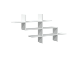 Wall Shelf, Wall Shelves Vidaxl Branco Madeira Processada (n/a)