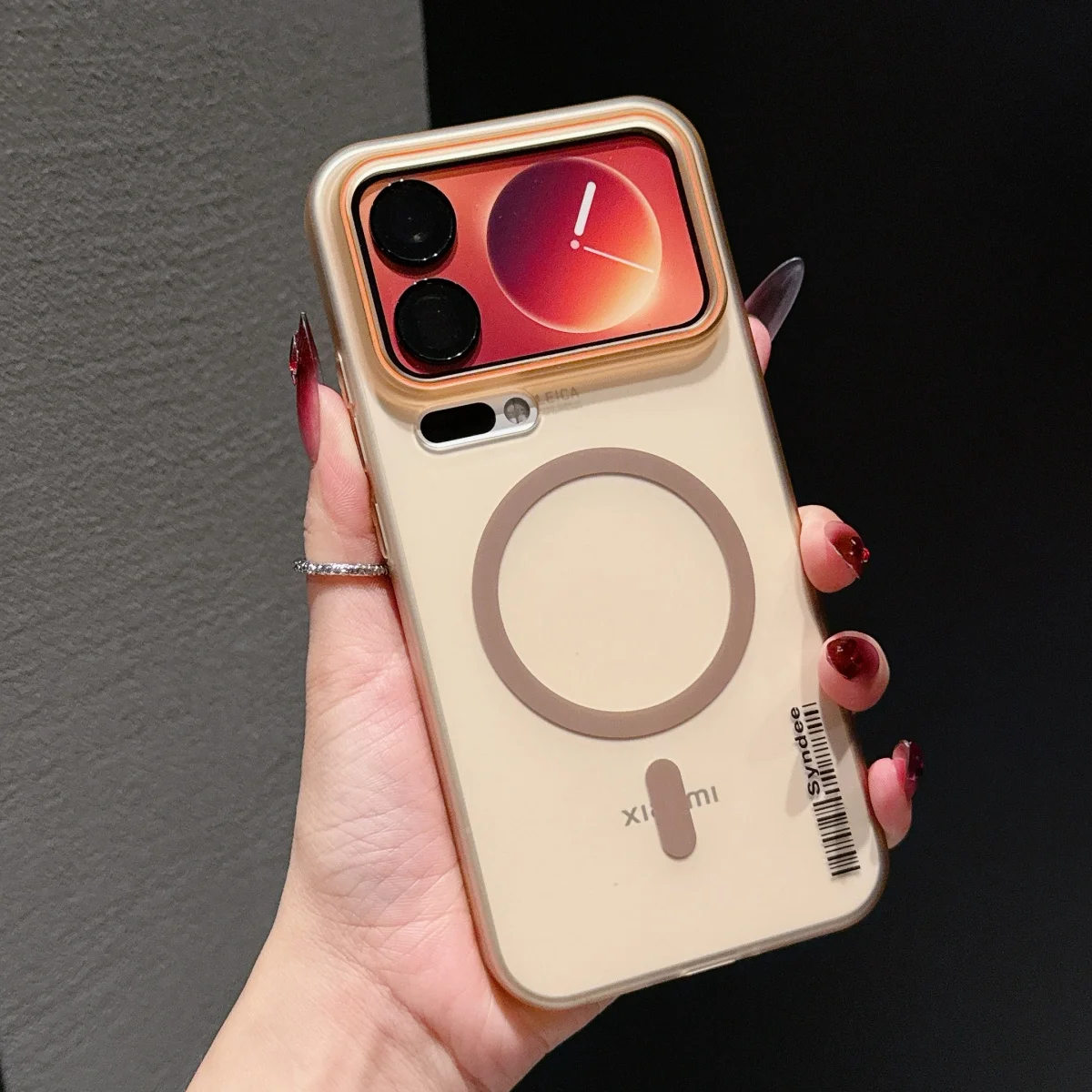 (dourado, Xiaomi 14) Capa Protetora Ultrafina Fosca Semitransparente Com Carregamento Sem Fio