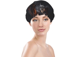 Touca De Banho Feminina, Reutilizável, Impermeável, Dupla Camada, Com Elástico, Ideal Para Cabelos Longos, Com Estampa