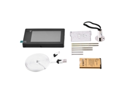 Visor Inteligente De Olho De Boi Com Lcd Colorido 4.3'' Câmera Hd Ângulo Largo 110° Para Porta