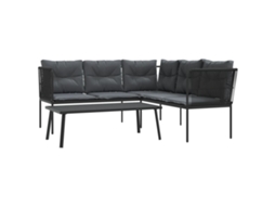 Sofa Set, Sofa Sets Vidaxl Preto Aço (n/a)