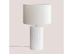 SKLUM Candeeiro de Mesa Otavian Resina Branco
