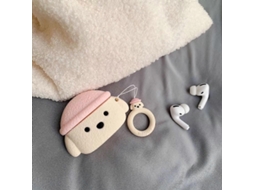 Capa Protetora Para Fone De Ouvido Bluetooth Apple Airpods Pro Com Estampa De Cachorro De Pelúcia