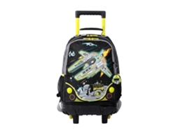 Mochila Infantil com Rodas Mediana Spaceship