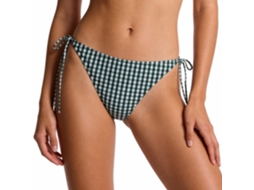 Cueca De Biquíni Squba Lazos Vichy Verde