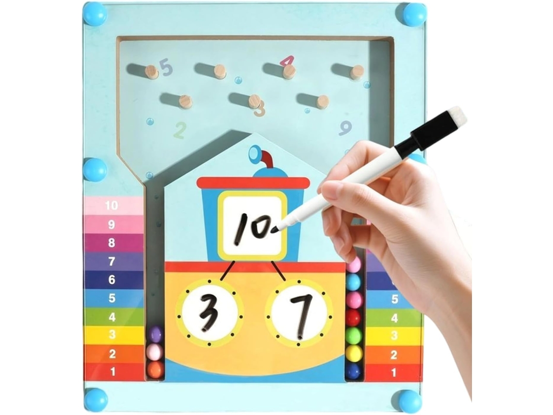Jogo De Matemática Para Crianças, Jogo Educativo Com Blocos De Montar E Contas, Para Casa, Escola, V Gokoco