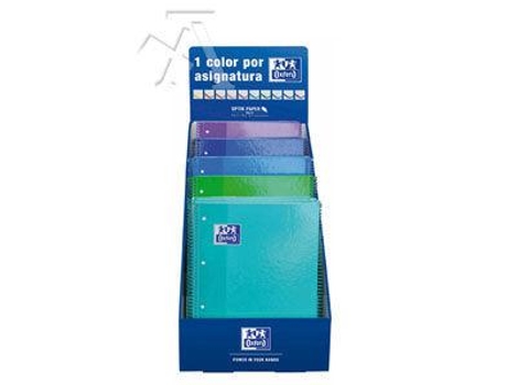 Exp 25 Europeanbook1 A4 80H 90G. Cuad.5X5 Colores Frios