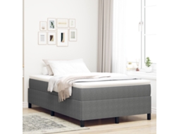 Cama Cinza Claro 120x200 Cm Tecido Cotelê