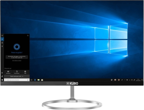 All-in-One KUBO A23E - KBAIO4549BK (Recondicionado Grade A - 24'' - Intel E8000 - RAM: 4 GB - 1 TB HDD + 32 GB eMMC - Intel HD Graphics) — Sem acessórios incluídos