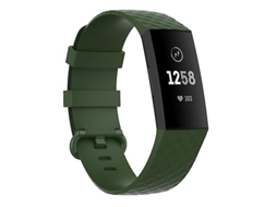 Braceletefaixa de Relógio Colorida com Fivela Tpu para Fitbit Charge 4/Carga 3/Carga 3 Se Verde Azeitona VENISYMLIS