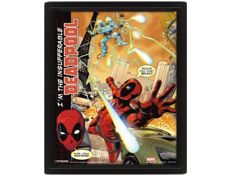 Poster 3D SHERWOOD  Deadpool Attack