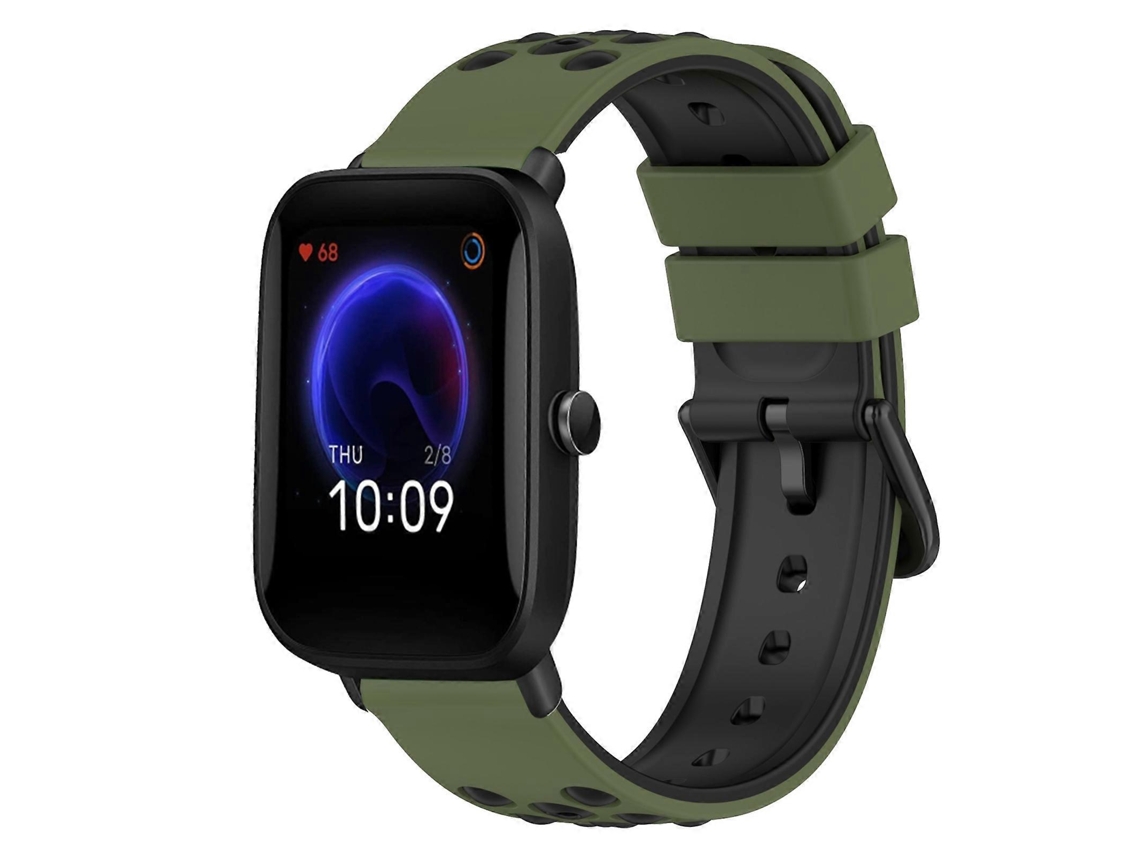 Pulseira De Silicone Bicolor De 20 Mm Para Amazfit Pop Pro