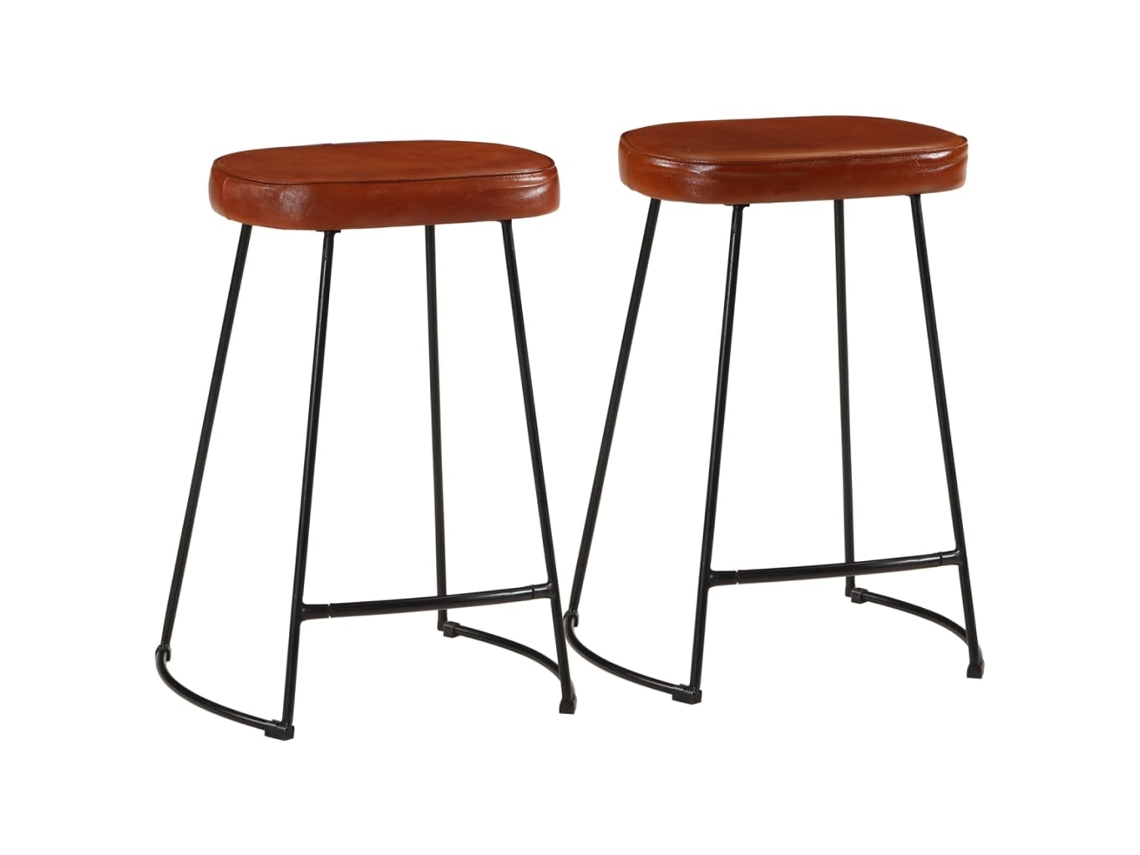 Bar Stool, Bar Stools Vidaxl Marrom Metal (41 X 29 X 62 Cm)