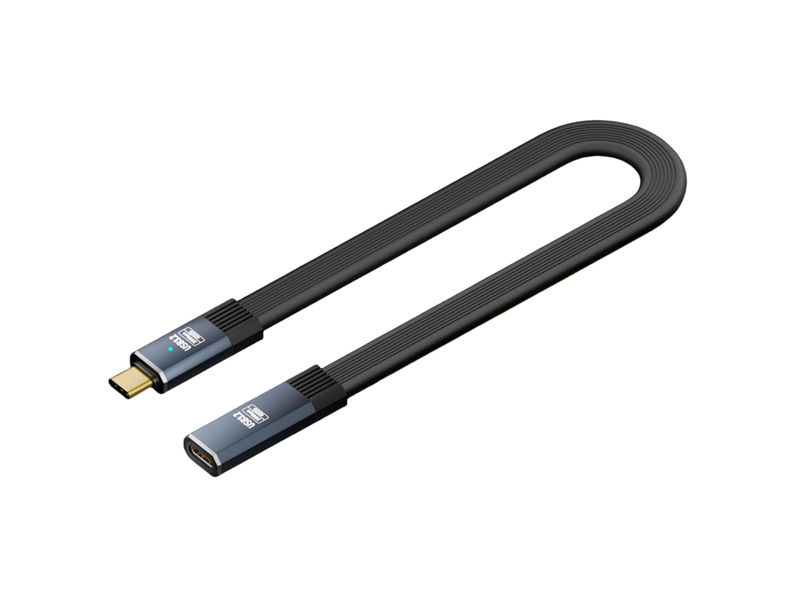 Cabo Extensor Usb Type-c 3.2 Para Carregamento Rápido E Transferência