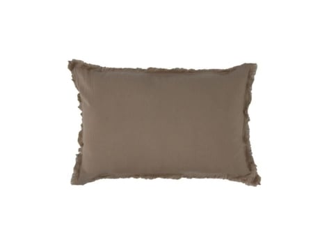 Almofada Retangular com Franjas Natural 40X60 Cm SUD ETOFFE