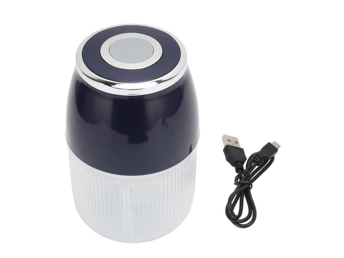 Mini Picador De Alho Elétrico, 3 Lâminas, Usb Recarregável