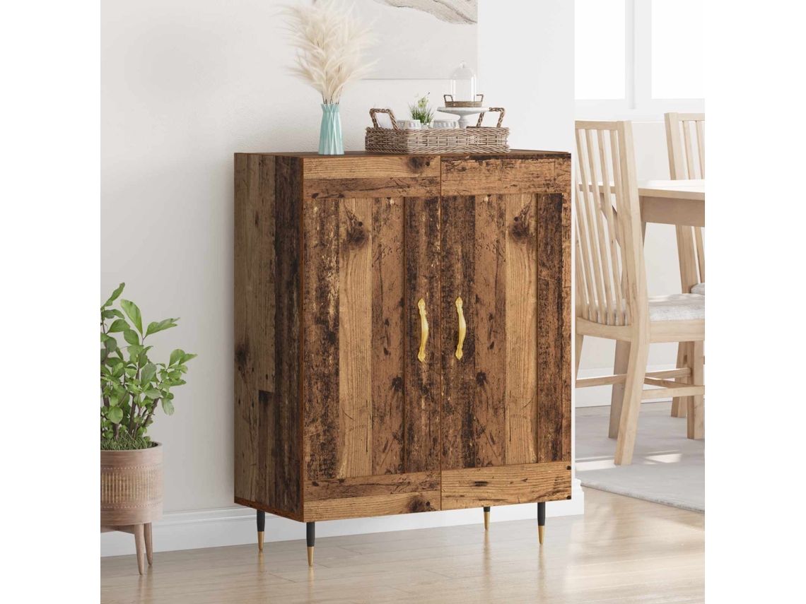 Vidaxl Buffet Madeira Antiga 69,5 X 34 X 90 Cm Derivados De Madeira