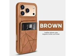 Capa Para Celular Samsungsung/capa De Couro/porta-cartões (2 Em 1)marrom - Samsung S24