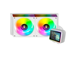 Refrigeração Líquida Mars Gaming Ml Visionii240 Aio 500w Tdp Bomba 4ª Gen 2x Ventiladores Branco
