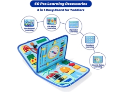 Brinquedo Montessori Para Crianças Pequenas, Quadro De Atividades De 4 Camadas, Brinquedo Sensorial, Brinquedos Montessori Para M Aquaforge