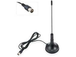Antena Dvb T Hdtv Para Smart Tv Antena Digital Interna Tv 5dbi Com Base Magnética Conector Tv Macho Vhf Uhf Mini Tv 1.5m Home Fit Training