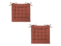 Conjunto de 2 Almofadas para Cadeira Terracota ATMOSPHERA
