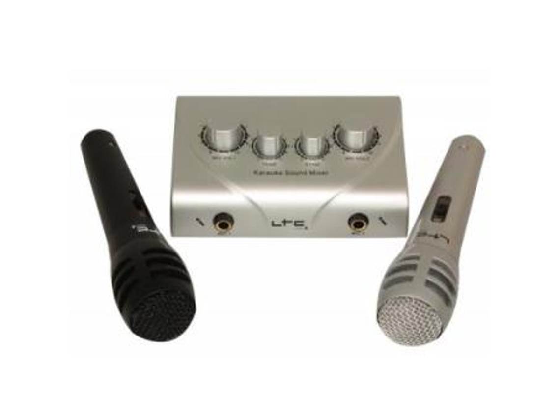 Mini Mesa de Mistura LTC KSM10 com 2 Microfones