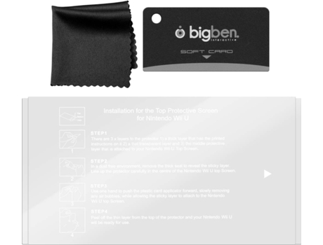 Protector de ecrã para WII U BIGBEN INTERACTIVE PROTECTKIT