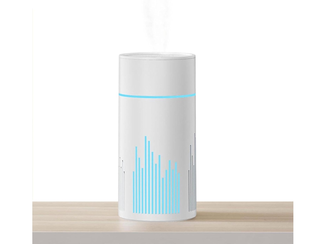Umidificador Recarregável: Pulverizador De Névoa Fria Silencioso E Grande Capacidade Com Luz Noturna