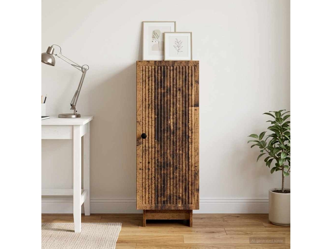 Vidaxl Buffet Madeira Antiga 33 X 34,5 X 90 Cm Derivados De Madeira