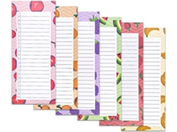 Bloco de Notas Magnético para Geladeira, Lista de Tarefas, Lista de Compras, Agenda BRILVIBERA (21, 5* 9cm)