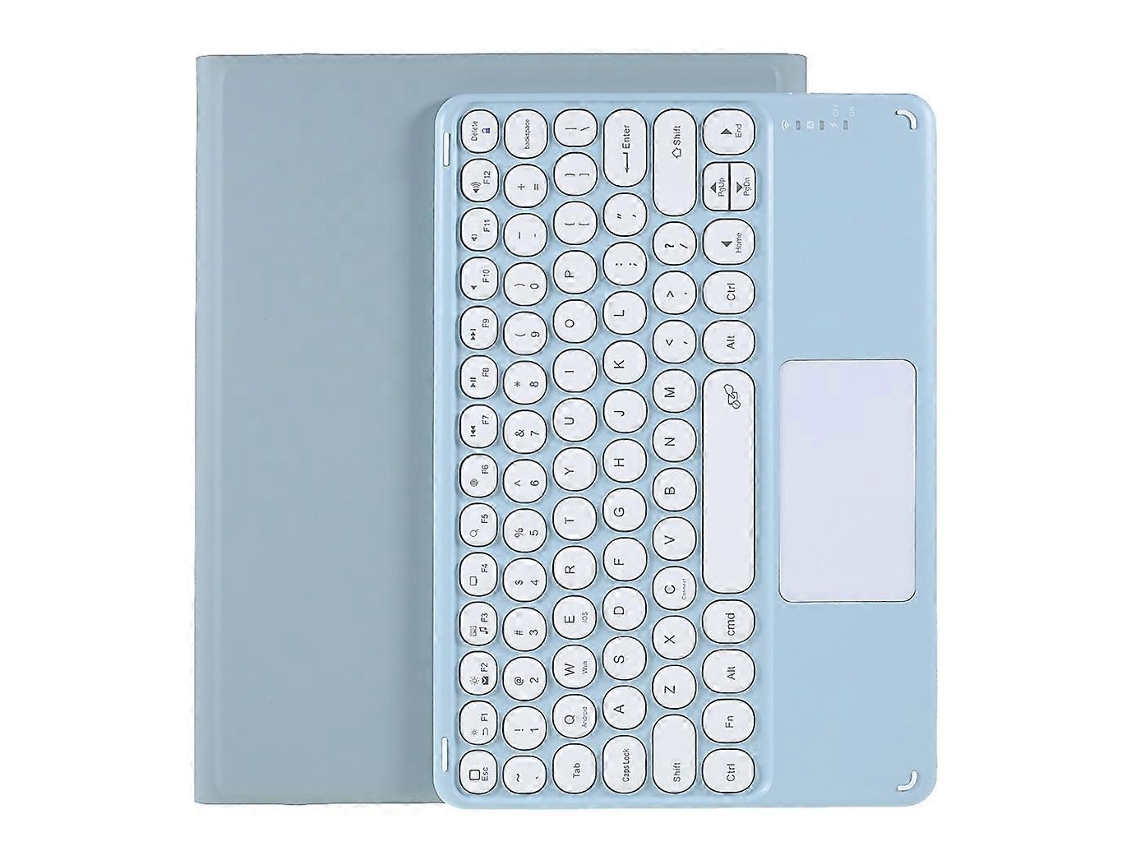 Capa Para Tablet Em Couro Com Teclado Bluetooth, Compatível Com Tablet De 11 Polegadas (2018 A 2022)multicolorblue