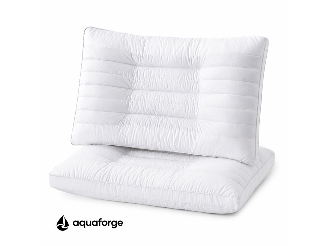 Almofada Cervical Ergonómica Algodão Respirável 48 X 74 Cm